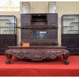 Sập Gỗ GụTa Chạm Tích