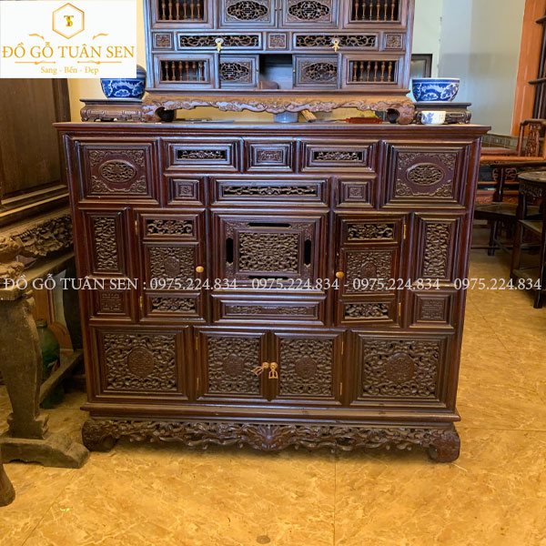 báo giá tủ huế gỗ gụ 