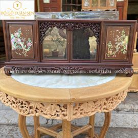 Mẫu tủ chè gỗ gụ ta đẹp , uy tín 
