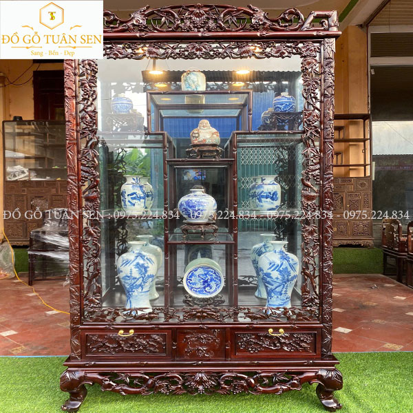 Tủ bày đồ Trúc nho , giá rẻ , uy tín 