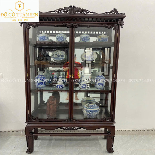 Tủ rượu gỗ tự nhiên giá rẻ chất lượng 
