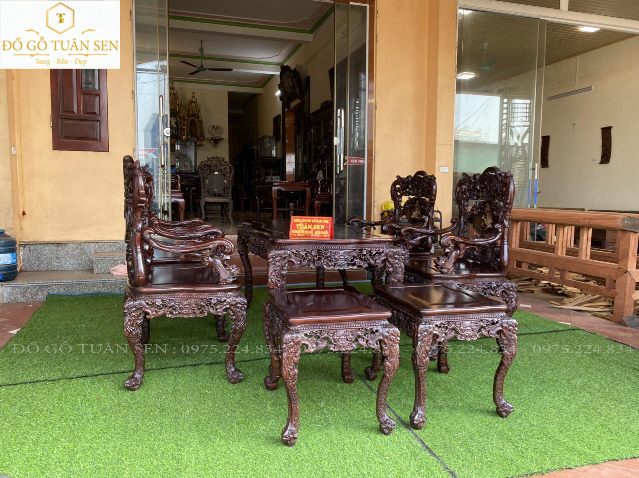 Mời quý khách xem vẻ đẹp thực tế của bộ khánh rồng 