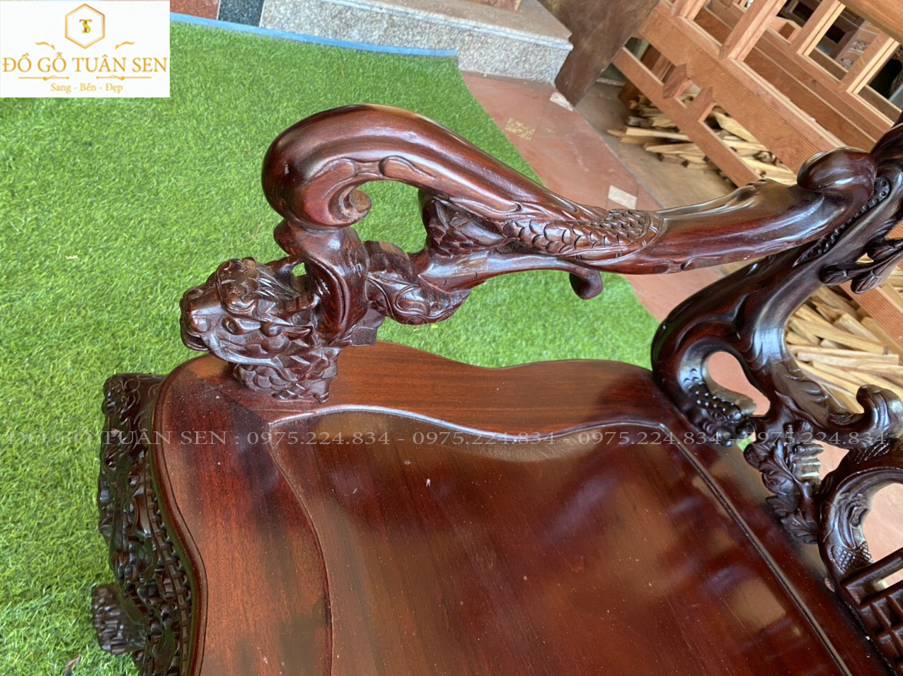 Mời quý khách xem vẻ đẹp thực tế của bộ khánh rồng