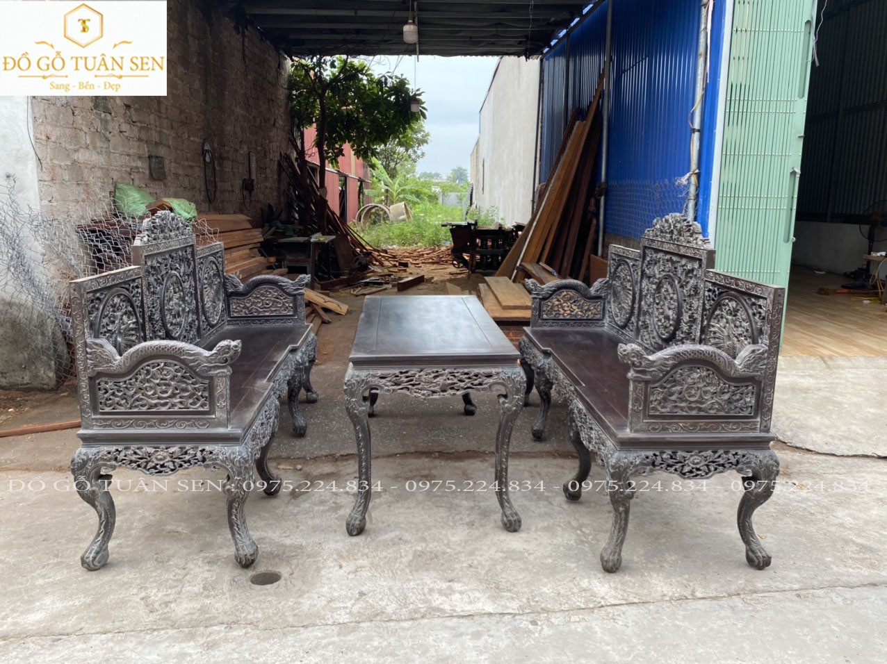 Bộ bàn ghế trường kỷ huế dáng đẹp nhất hiện nay 