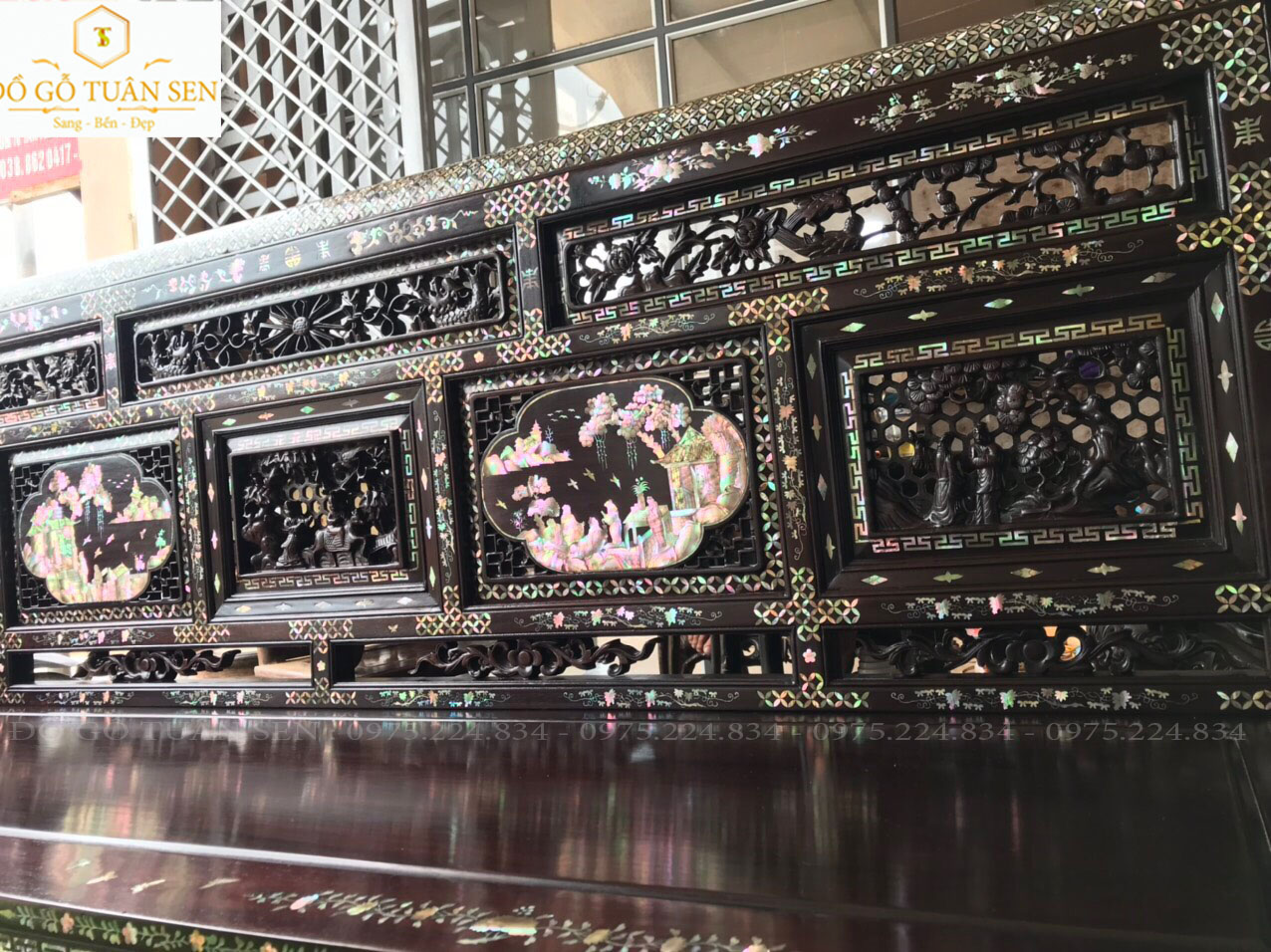 giới thiệu bộ trường huế khảm ốc đẹp 