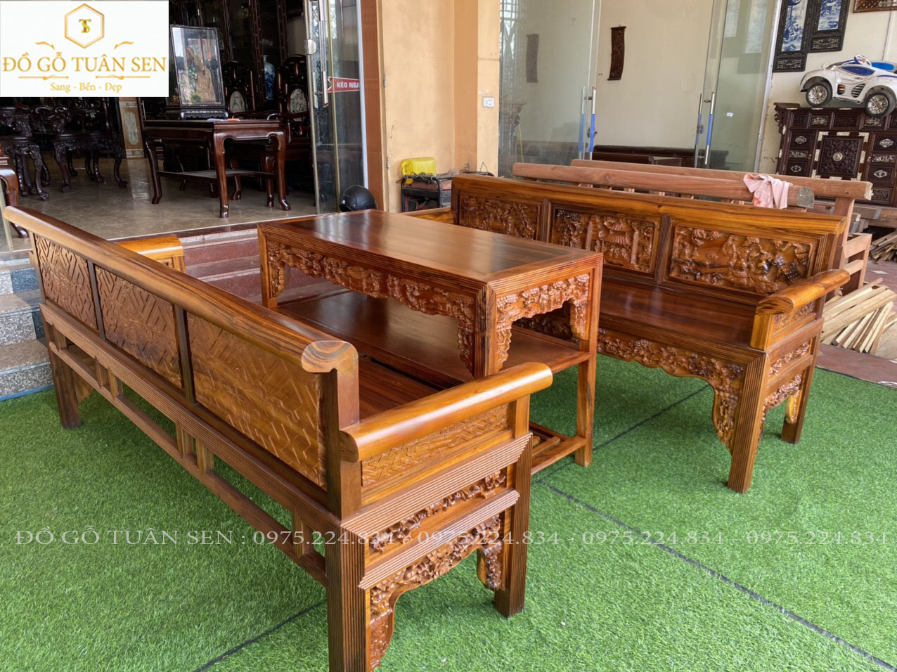 TRƯỜNG KỶ GỖ GỤ TA CHẠM TÍCH 