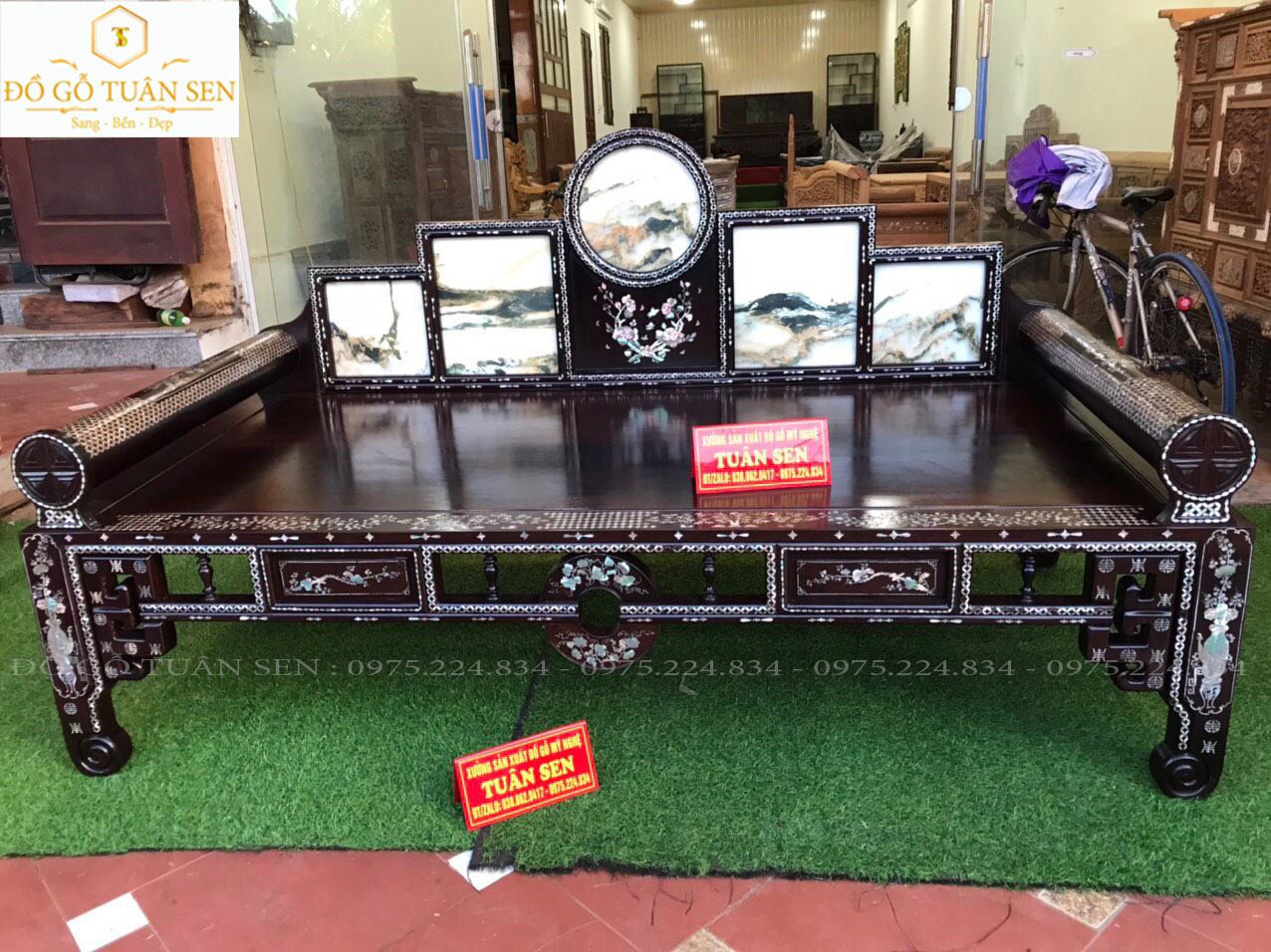 GIƯỜNG PHƯƠNG LƯỜI KHẢM ỐC 