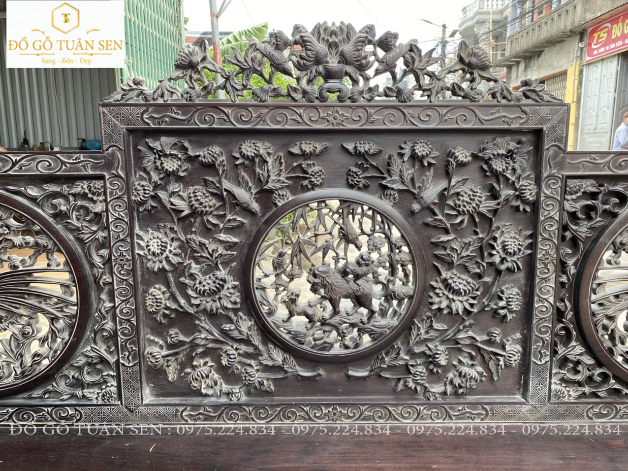 Hình ảnh Bộ bàn ghế trường kỷ huế dáng đẹp nhất hiện nay 