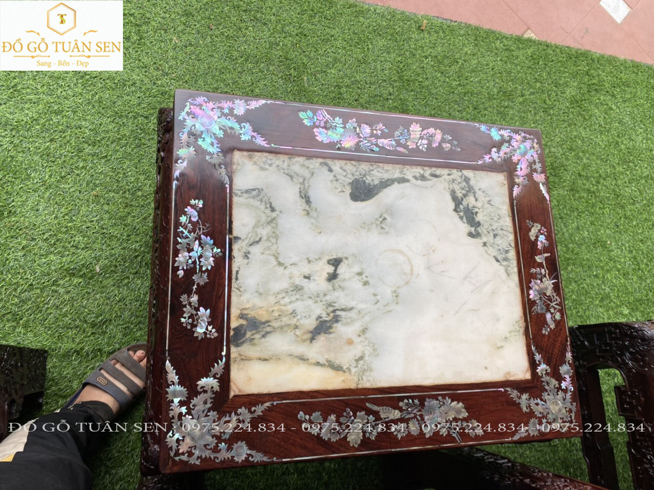 Mua bộ ghế trường kỷ gỗ cẩm lai tại đồ gỗ Tuân Sen 