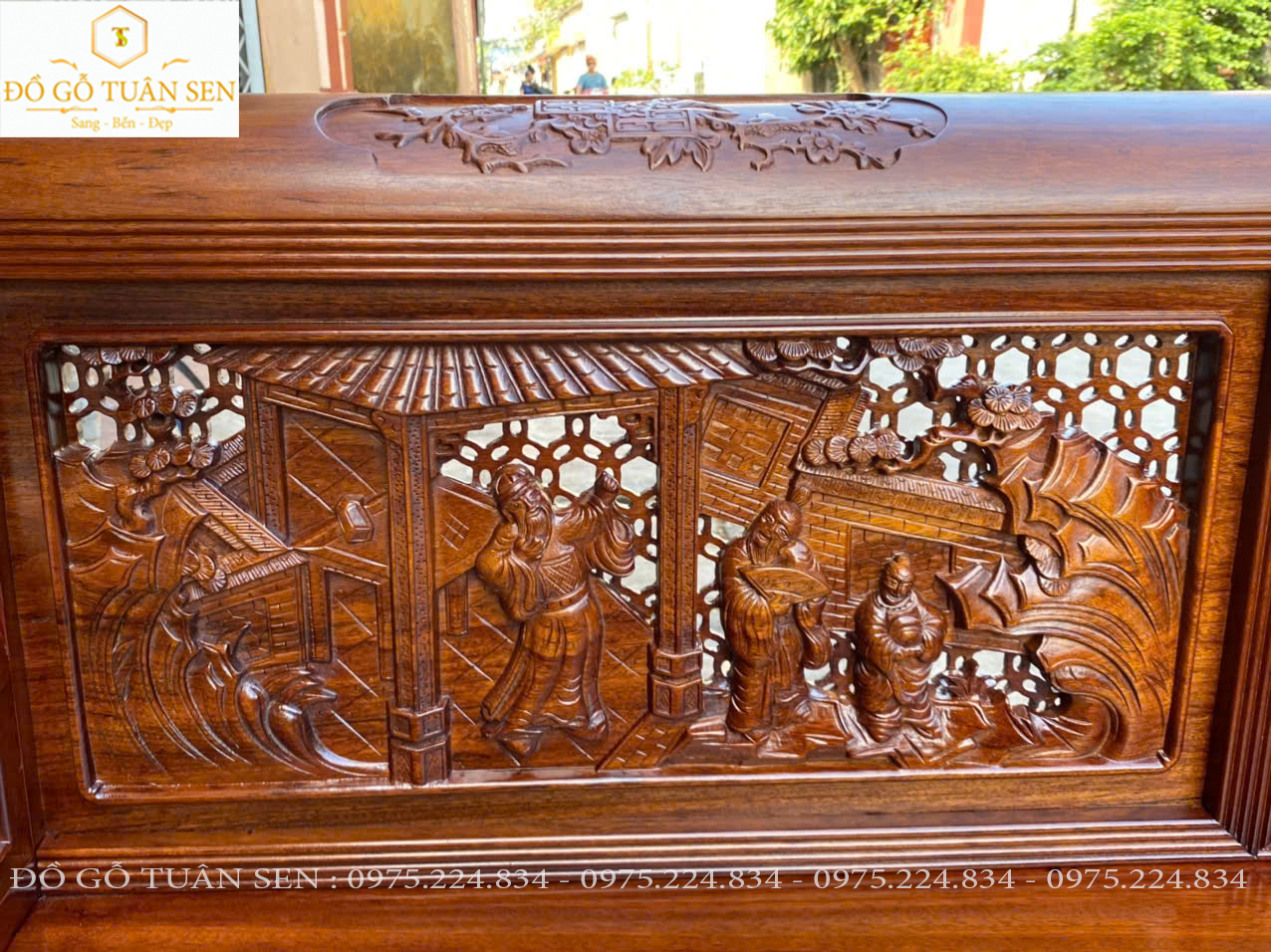 Mua bộ Bộ  ghế trường kỷ mẫu mới nhất 2025 của đồ gỗ Tuân Sen 
