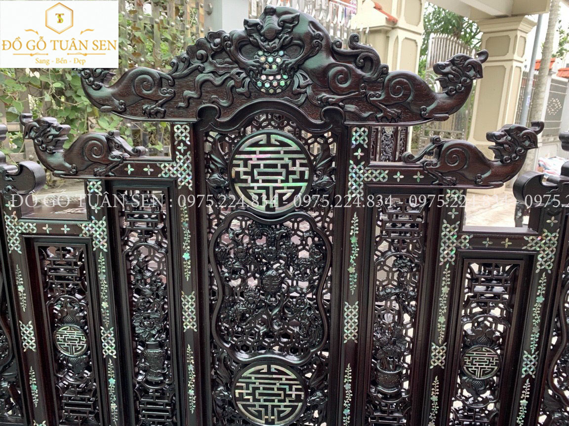 Nét đặc sắc  của bộ trường ngũ lân vườn cầu 