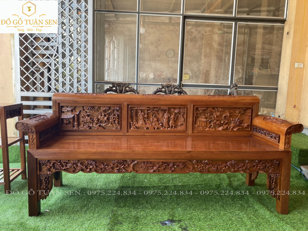 Thông tin chi tiết về bộ trường kỷ đục tích tam quốc 