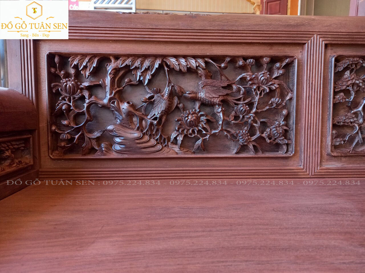 Thông tin bộ trường kỷ đục tùng chúc cúc mai 