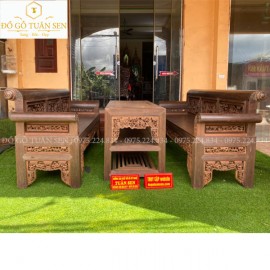 BỘ TRƯỜNG KỶ ĐỤC TÍCH TAM QUỐC  GỖ GỤ TA CŨ 