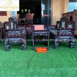 TRƯỜNG KỶ TAM SƠN KHẢM ỐC GỖ GỤ