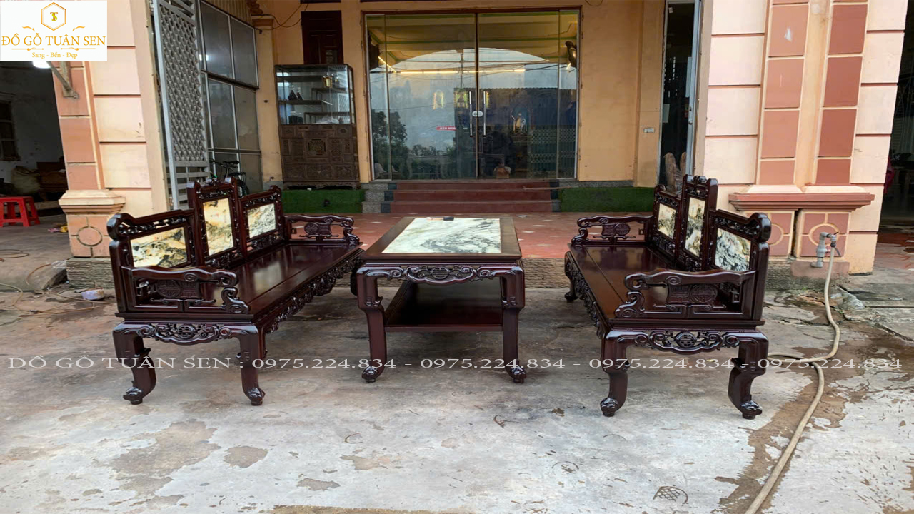 Bộ trường đục 2 mặt gỗ gụ 