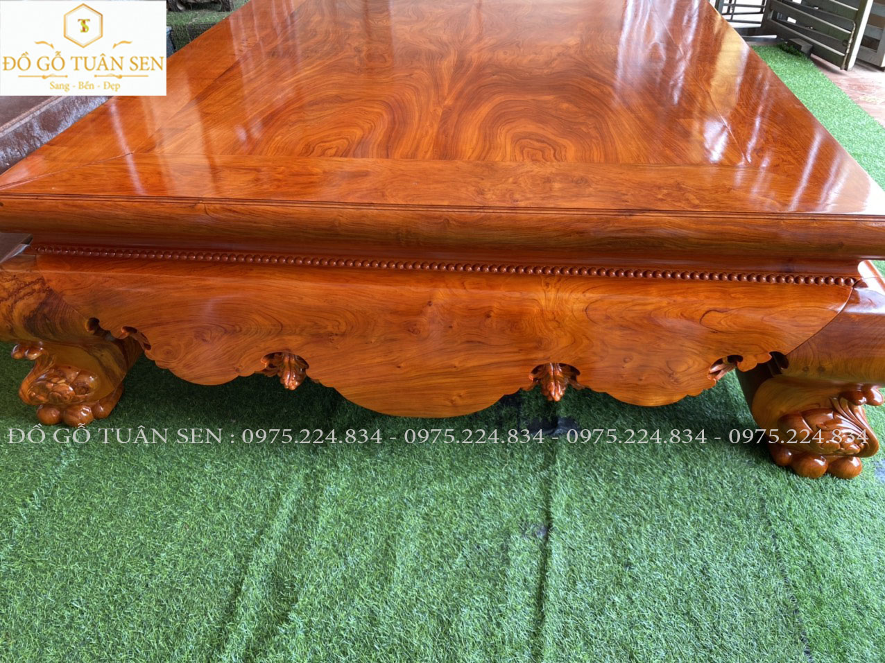 Ưu điểm bộ sập trơn gỗ hương đẹp 
