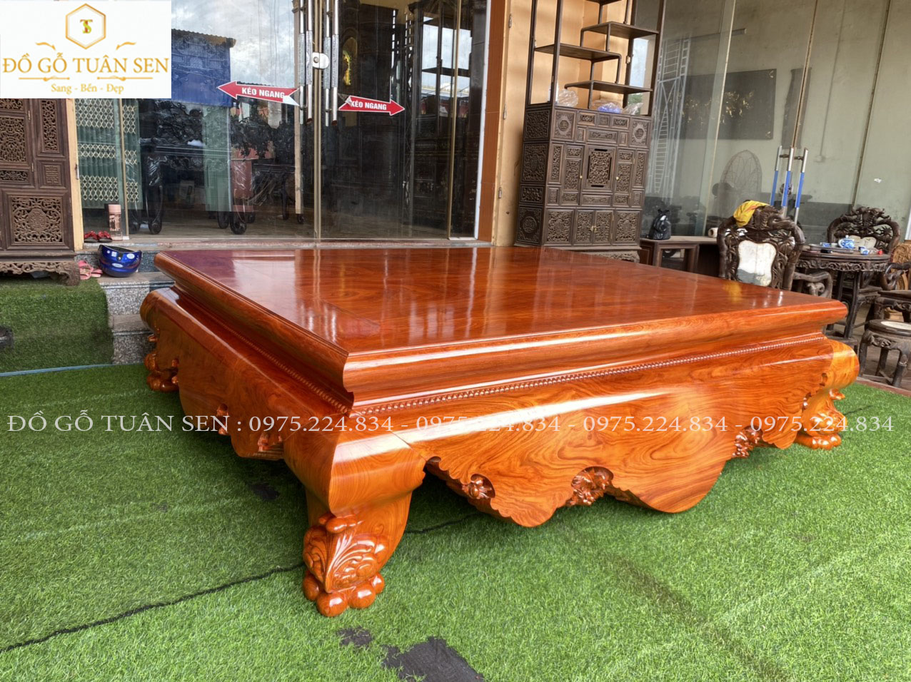 Ưu điểm bộ sập trơn gỗ hương đẹp 